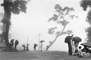 India, 1956. Set against the Himalayas, Darjeeling is often cloaked in mist and drizzle, both of which are excellent for growing its famous tea.