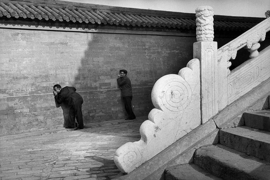 Jeu d'échos au temple du Ciel, Pékin, 1983
