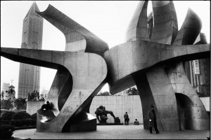 Sculpture on the People's square, Shanghai, 2001
