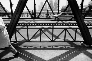 Bridge of the Suzhou river, Shanghai, 2002