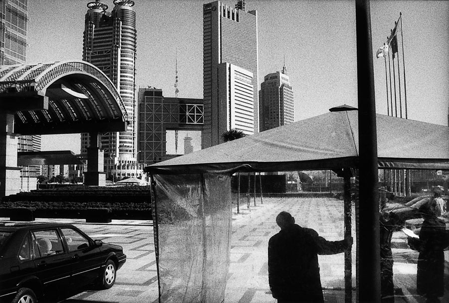 Quartier de Pudong, Shanghai, 2002