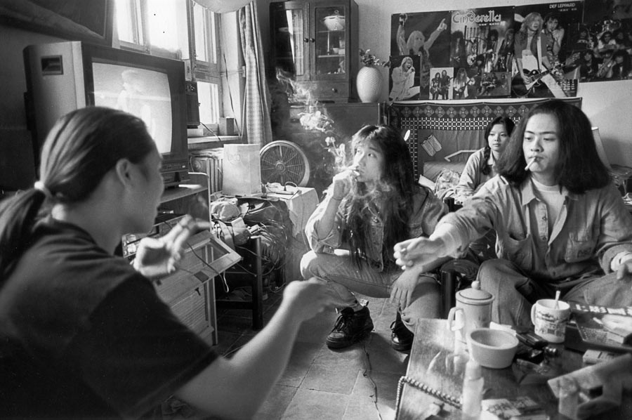 Groupe de rock Tang, Pékin, 1993