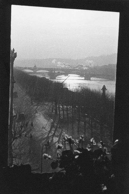 Vue depuis la fenêtre de la chambre de Marc Riboud à Lyon, 1942