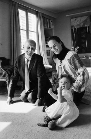 Henri Cartier-Bresson, Martine Franck et leur fille, Paris, 1973