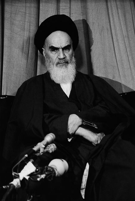 Ayatollah Khomeiny, Téhéran, Iran, 1979