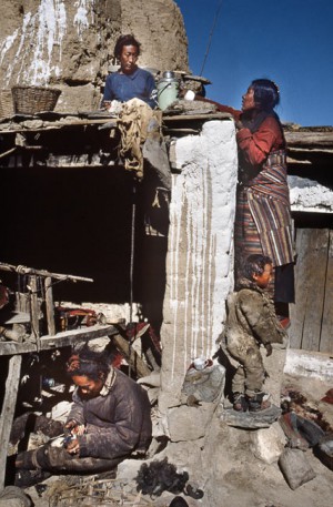 Textile weaver stall, 1985