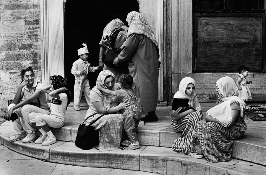 In front of Eyüp mosque, Istanbul, 1998